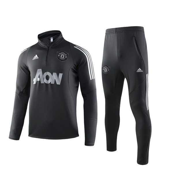 Chandal Del Manchester United 2019-2020 Negro Gris